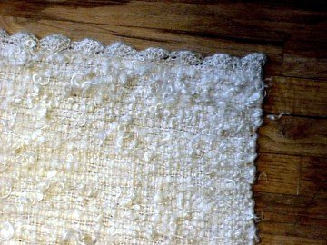 Crocheted corner treatment