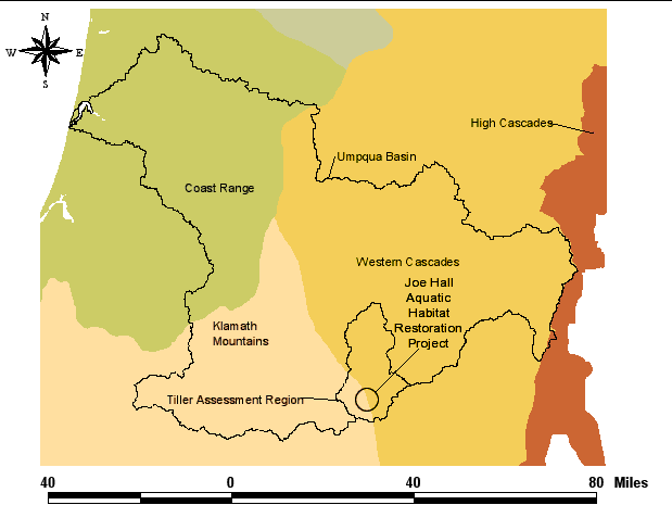 the main geological zones surrounding the watershed