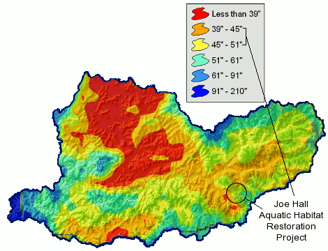 Umpqua Basin precipitation